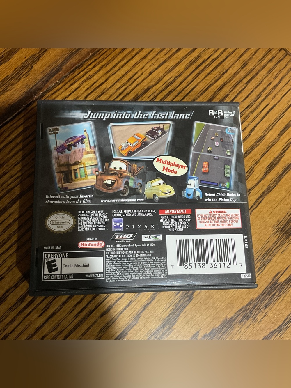 Nintendo DS Cars Racing Game - Picture 2 of 6